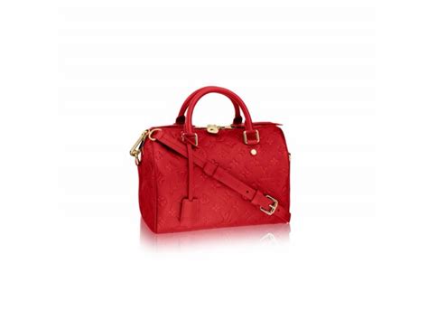 bauletto rosso louis vuitton